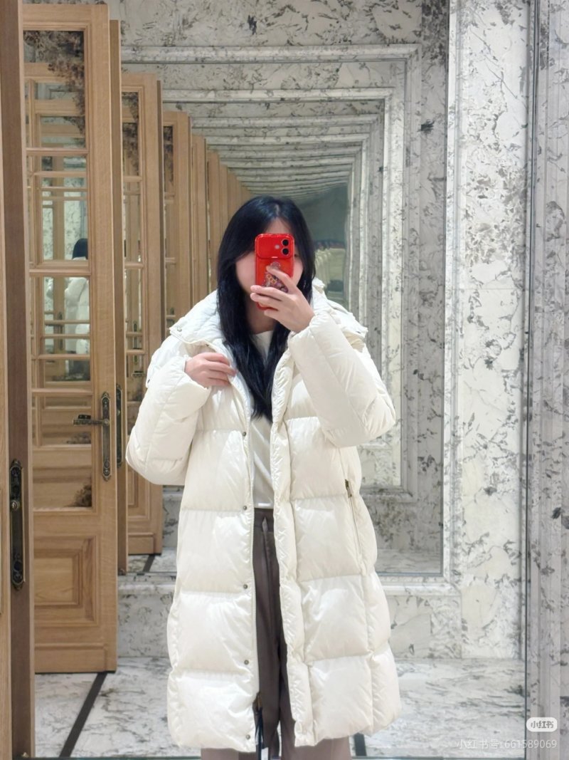Moncler Litte White Down Puffer Jacket view