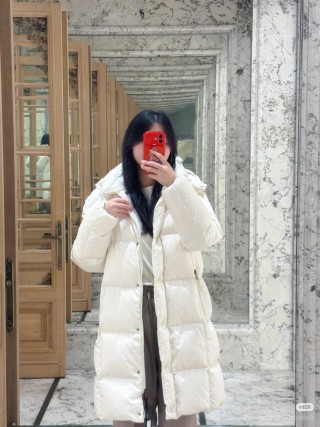 Moncler Litte White Down Puffer Jacket view 8