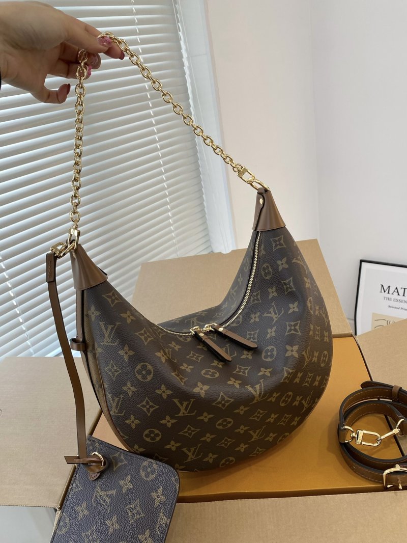 LV Loop Hobo Monogram Canvas Shoulder Bag view