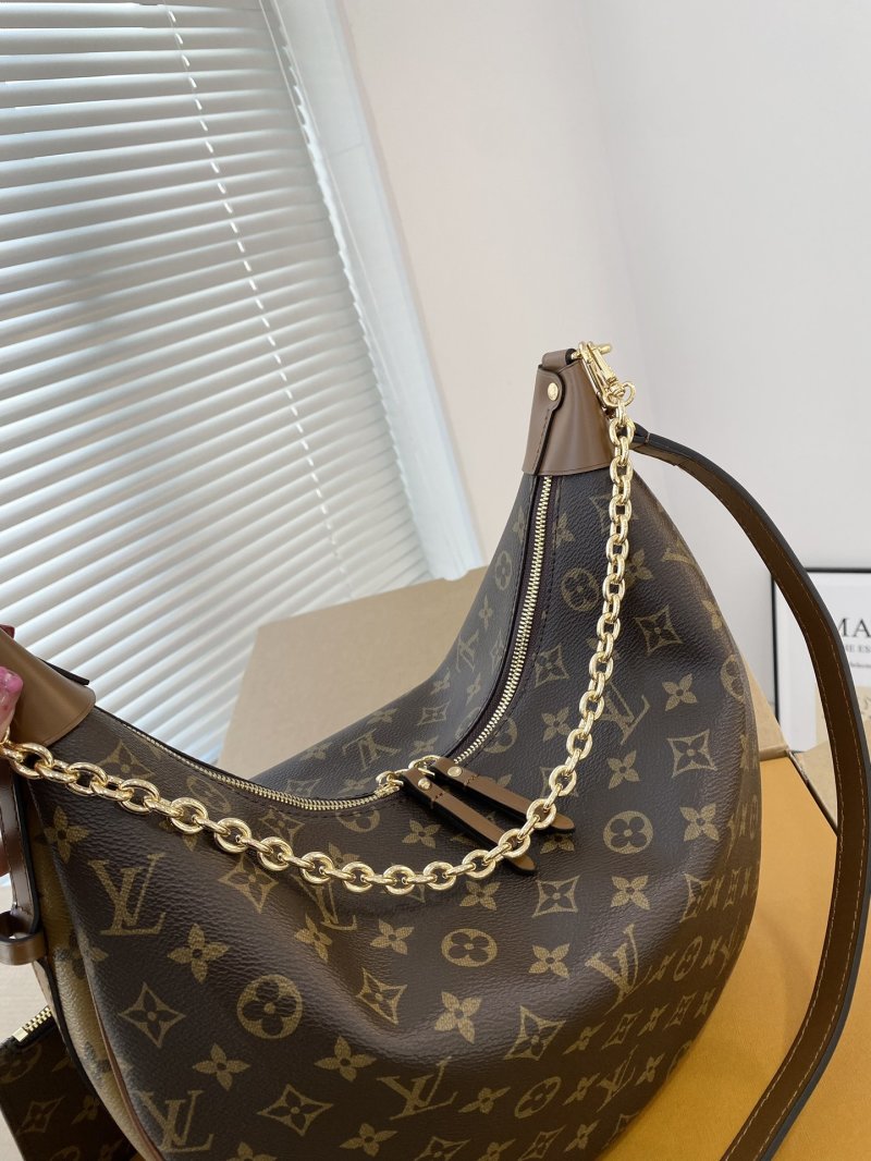 LV Loop Hobo Monogram Canvas Shoulder Bag view
