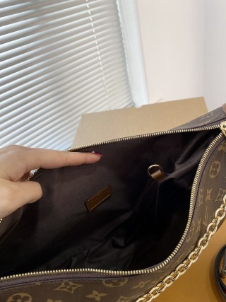 LV Loop Hobo Monogram Canvas Shoulder Bag view 7