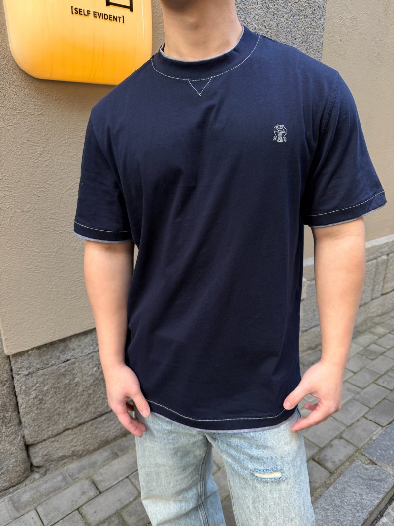 Essentials Navy Blue Short Sleeve T-Shirt