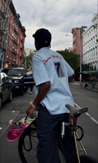 Supreme Overdyed Baseball Jersey White