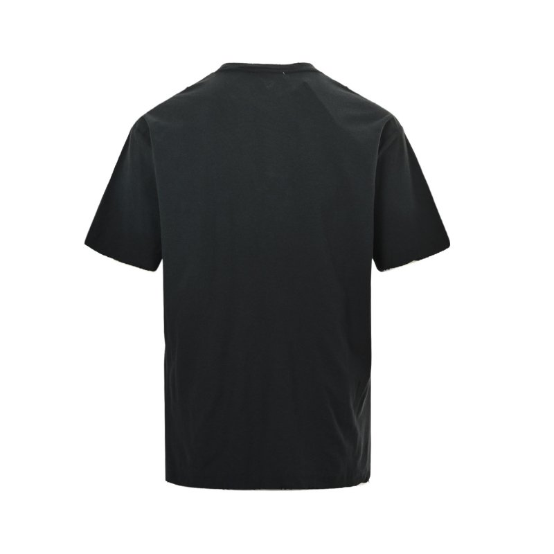 Black Graphic Print Short Sleeve T-Shirt view