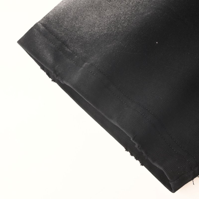 Balenciaga Black Distressed Oversized T-Shirt view