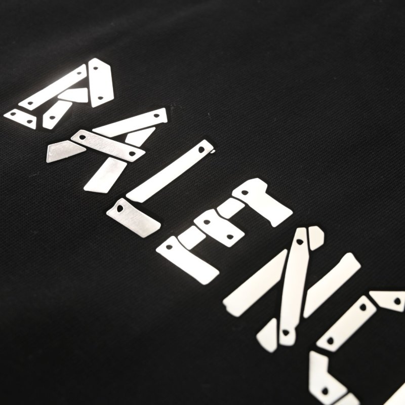 Balenciaga Black Distressed Oversized T-Shirt view