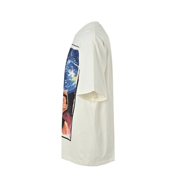 White Graphic Print Short Sleeve T-Shirt view