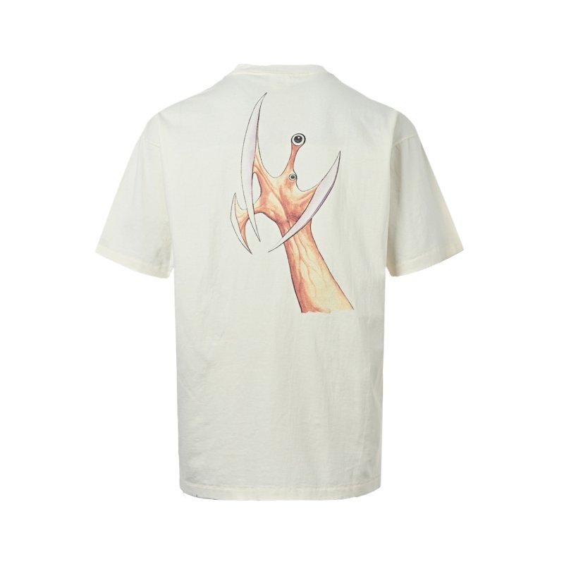 White Graphic Print Short Sleeve T-Shirt view