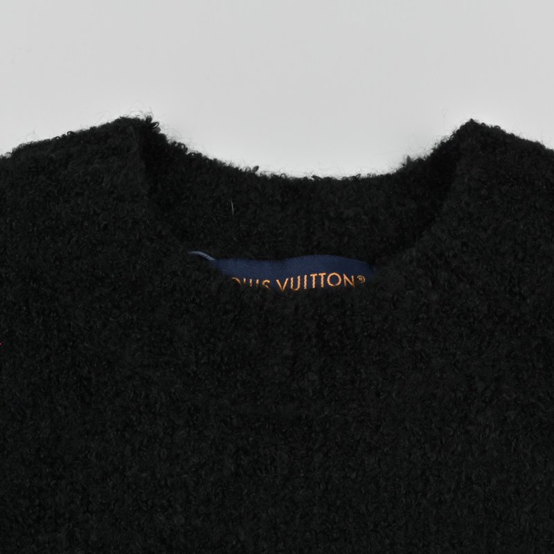 Louis Vuitton LV Logo Cream Wool Knit Sweater view