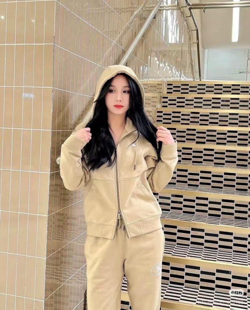 Essentials Cream Zip Hoodie Tracksuit Set