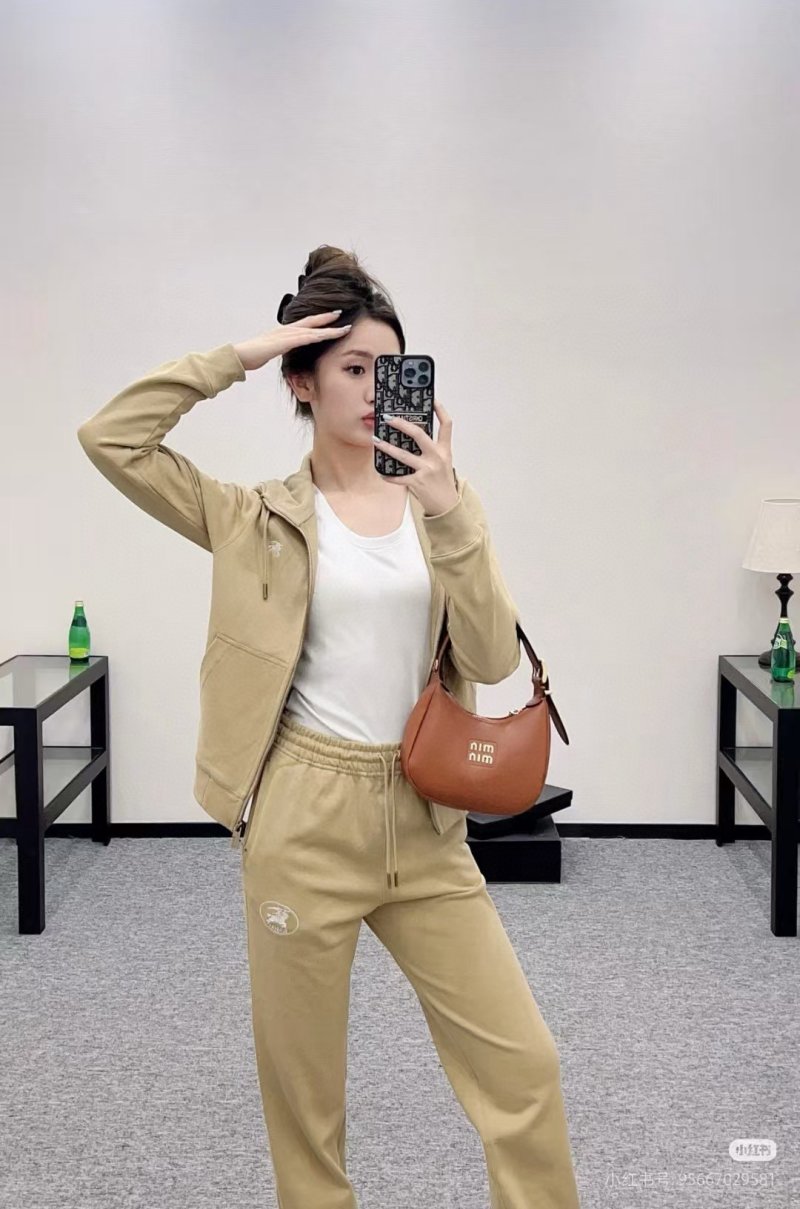 Essentials Cream Zip Hoodie Tracksuit Set view
