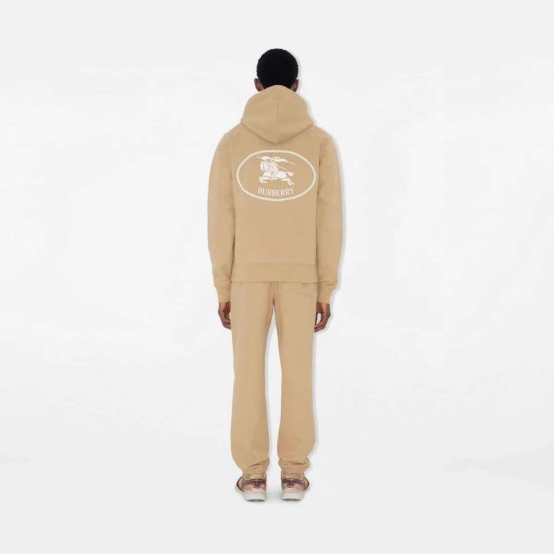 Essentials Cream Zip Hoodie Tracksuit Set view