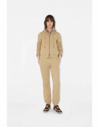 Essentials Cream Zip Hoodie Tracksuit Set view 8