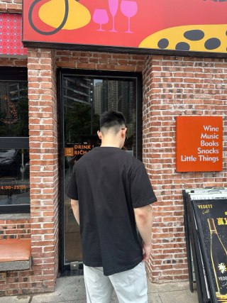 Black Short Sleeve T-Shirt with Chest Pocket Detail view 4