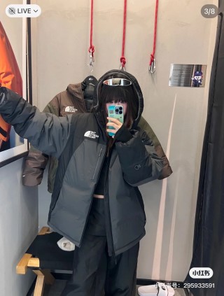 The North Face Black Puffer Down Jacket view 4