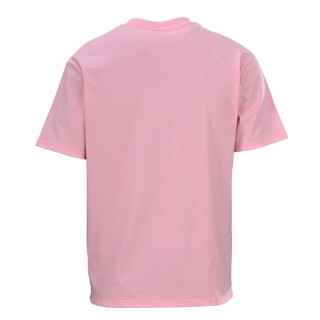 Pink Oversized Graphic T-Shirt with Embossed Badge Print view 9