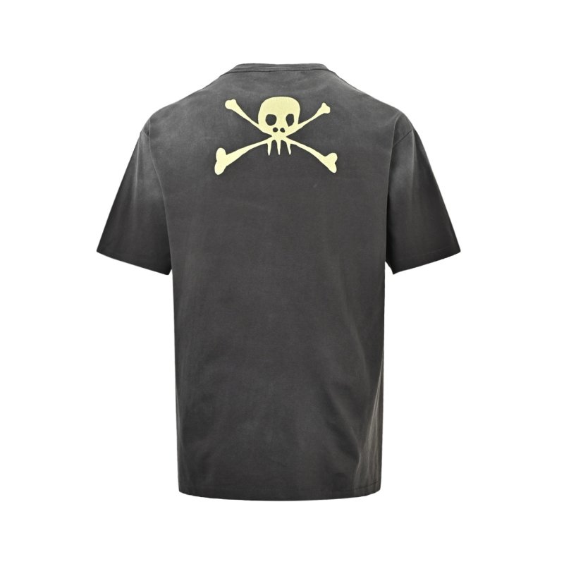Black Graphic Print T-Shirt with Vintage Camera Design view