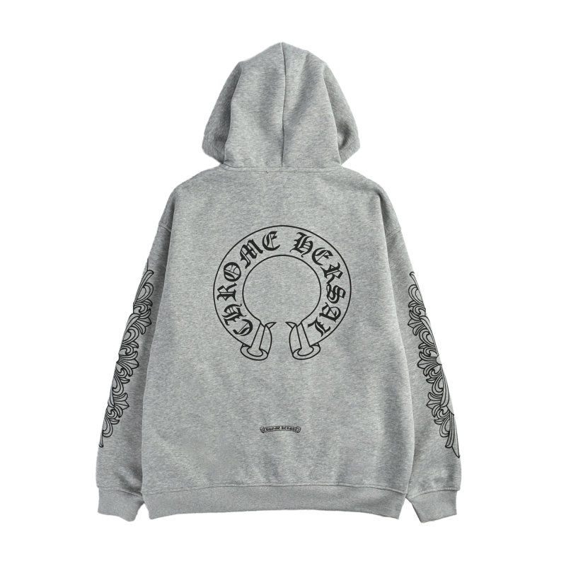 Chrome Hearts 25FW Air Layer Waffle Zip Hoodie Grey view