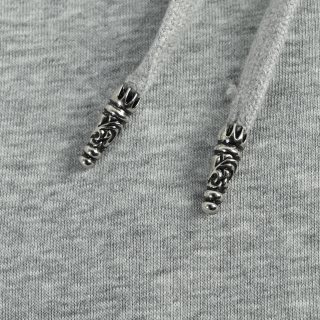 Chrome Hearts 25FW Air Layer Waffle Zip Hoodie Grey view 8