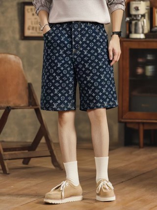 Louis Vuitton Monogram Navy Bermuda Shorts view 2