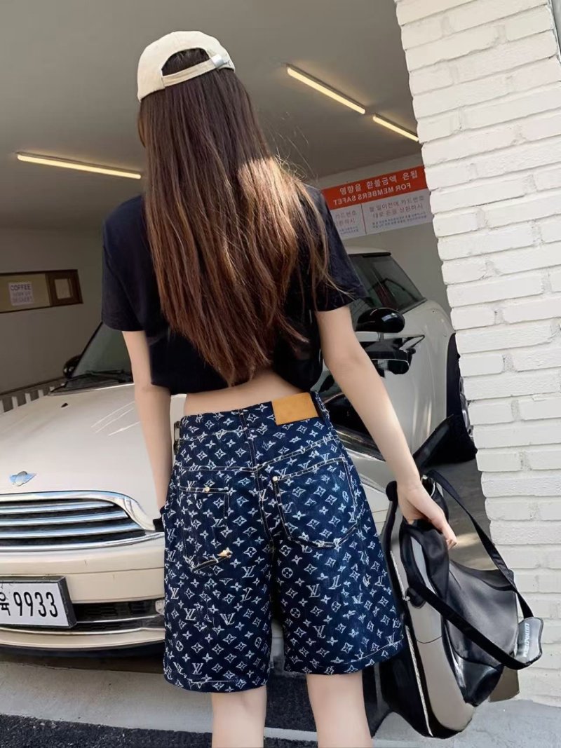 Louis Vuitton Monogram Navy Bermuda Shorts view