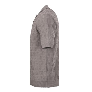 Fendi Monogram Polo Shirt Beige view 11