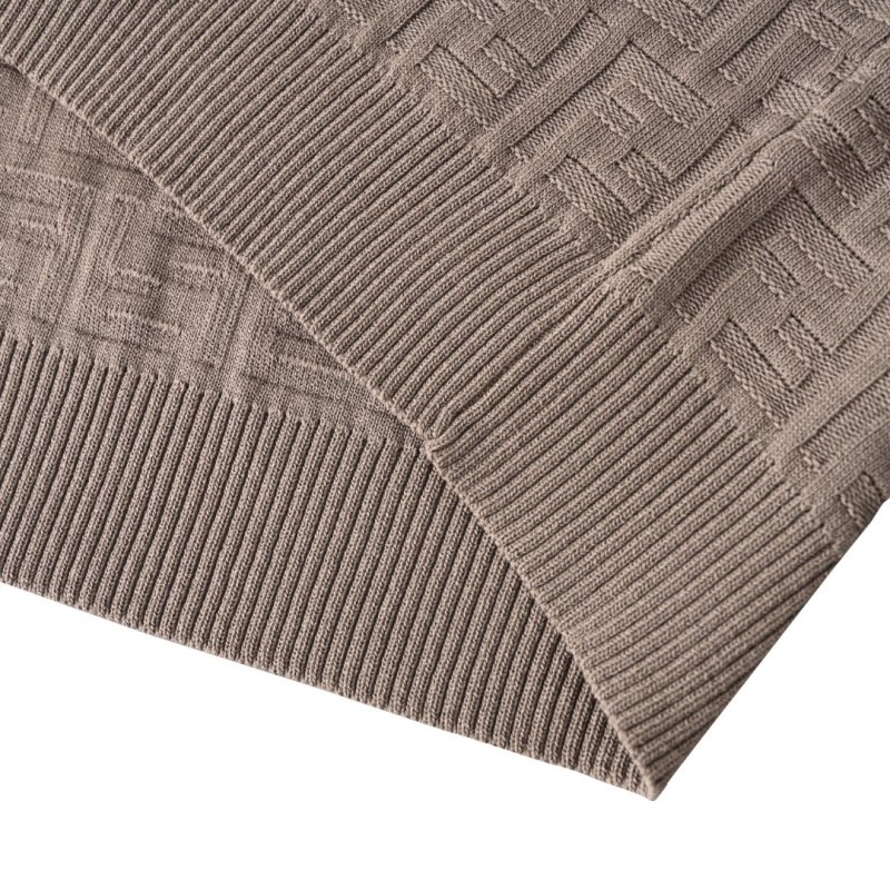 Fendi Monogram Polo Shirt Beige view