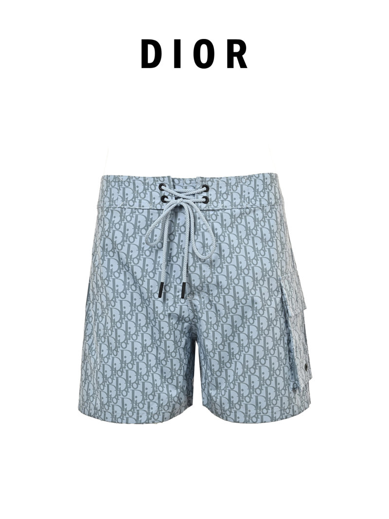 Dior Monogram Board Shorts Grey view