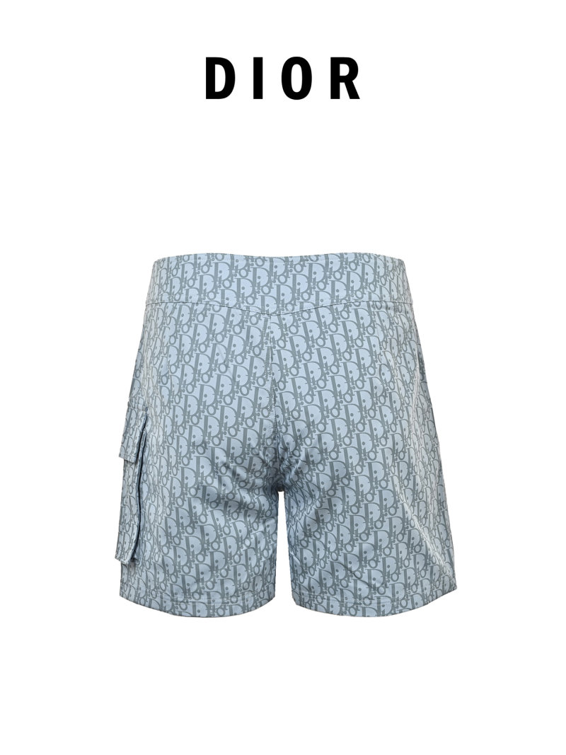 Dior Monogram Board Shorts Grey view