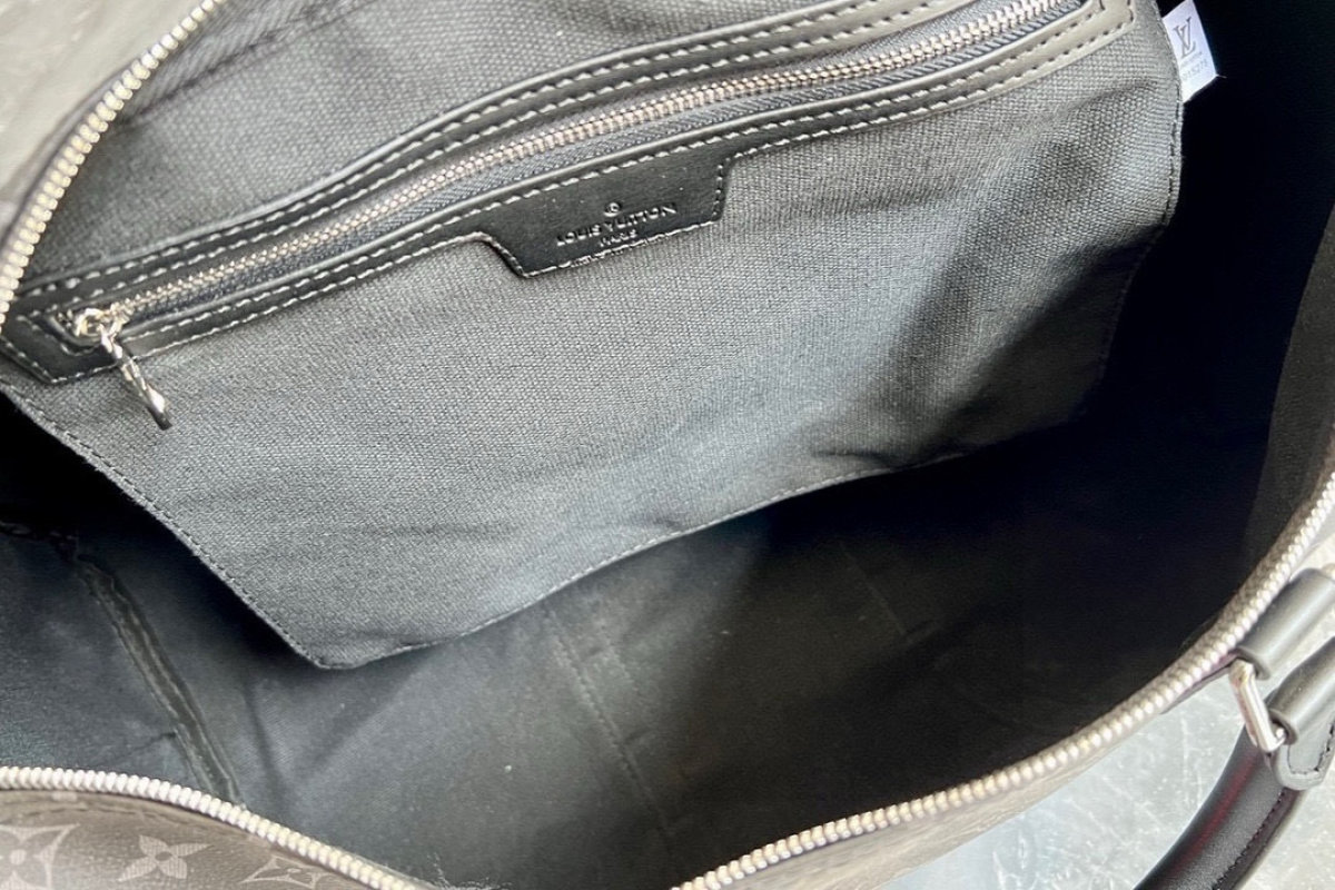 Louis Vuitton Keepall 45 Monogram Canvas Travel Bag Black view