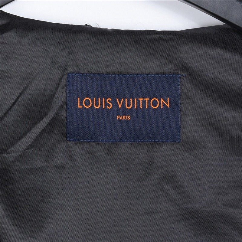 Black Nylon Hooded Zip Jacket view