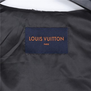 Louis Vuitton Monogram Hooded Windbreaker Jacket Black view 4