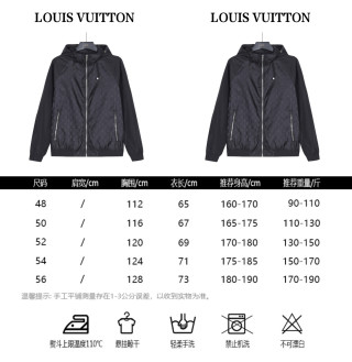 Louis Vuitton Monogram Hooded Windbreaker Jacket Black view 10