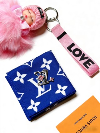 Louis Vuitton Pink Doll Keychain with LV Strap view 5