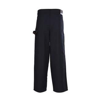 Essentials Charcoal Relaxed Fit Cargo Jeans view 5