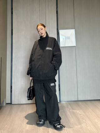 Balenciaga Black Logo Track Jacket view 9