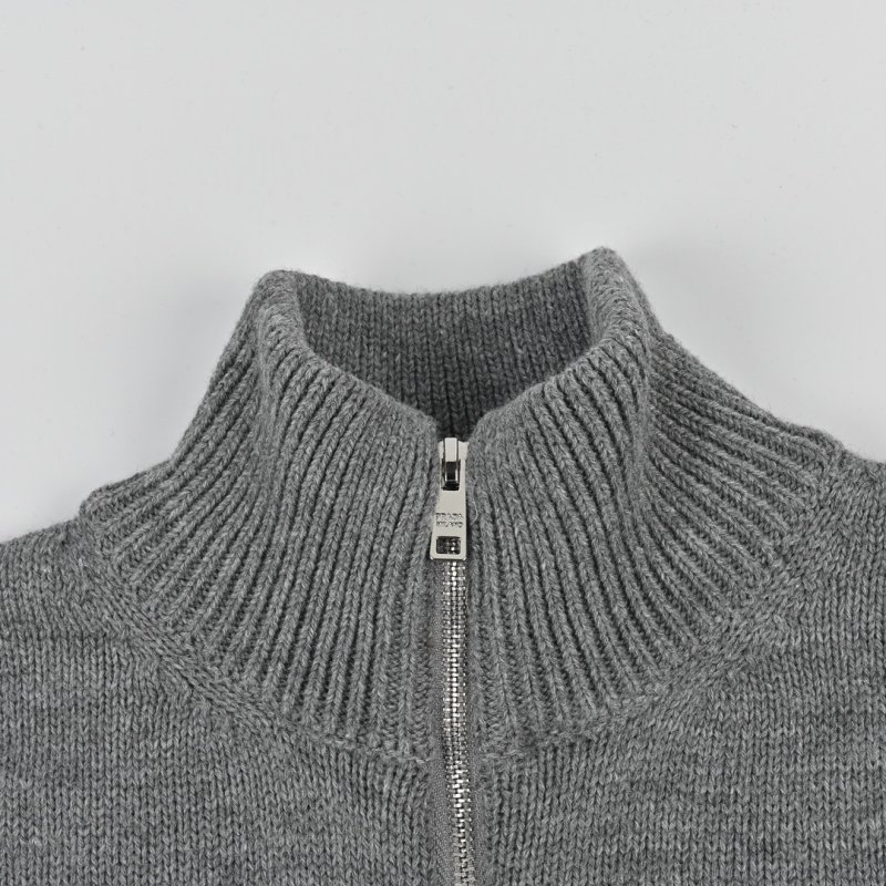 The North Face Grey Zip Cardigan Sweater view