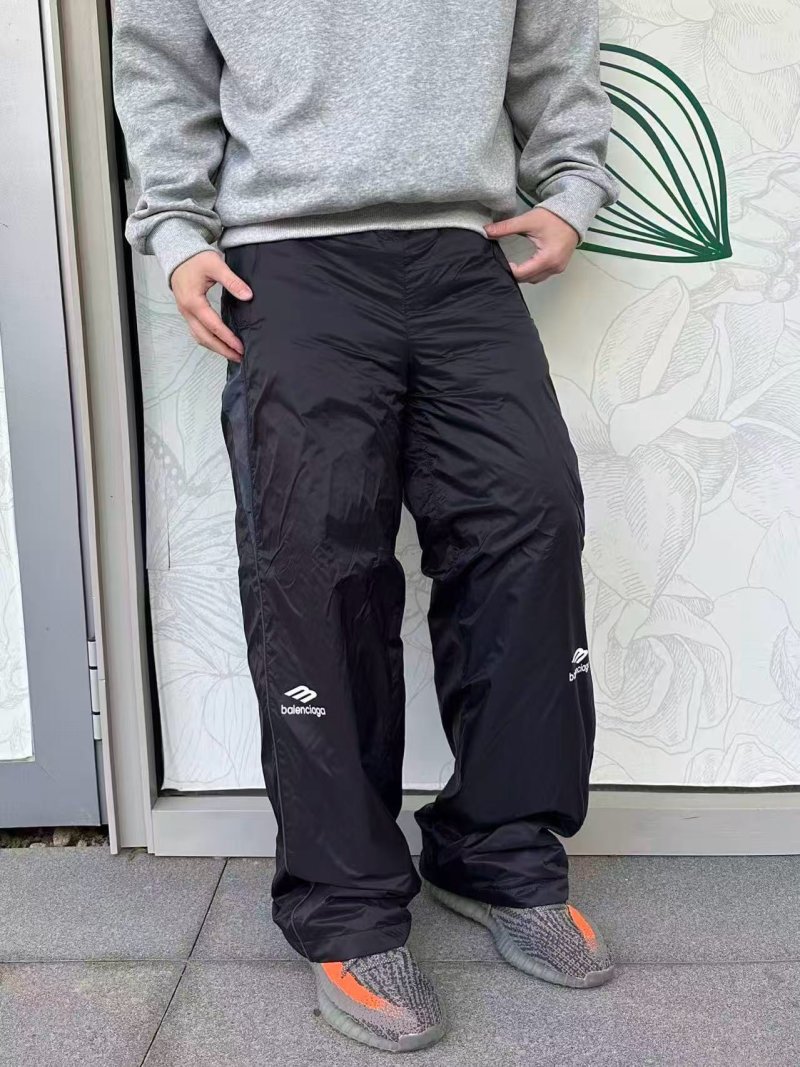 Balenciaga Black Nylon Cargo Pants