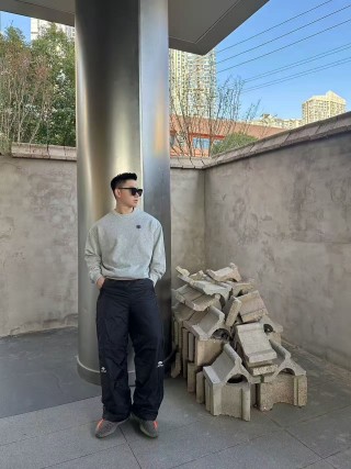 Balenciaga Black Nylon Cargo Pants view 2