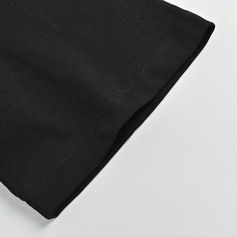 Black Oversized Short Sleeve T-Shirt with Embroidered Logo view