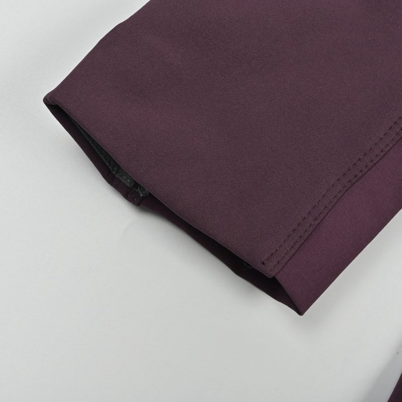 Purple Hooded Windbreaker Jacket with Mesh Lining view