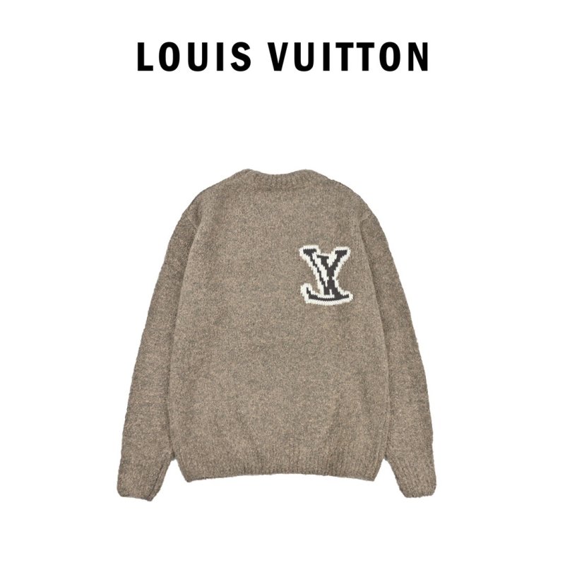 Louis Vuitton LV Monogram Knit Sweater Taupe view