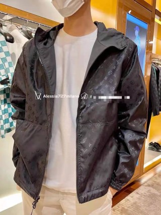 Louis Vuitton Monogram Puffer Jacket Black