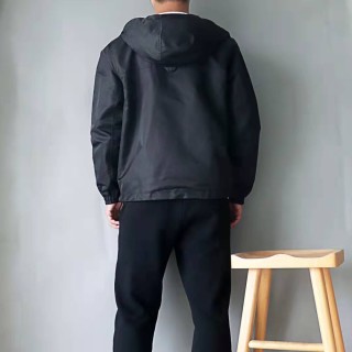 Louis Vuitton Monogram Puffer Jacket Black view 4
