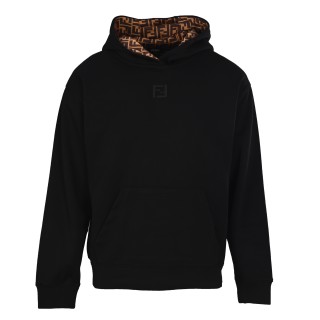 Fendi Black Logo Hoodie view 7