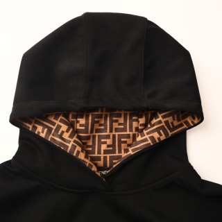 Fendi Black Logo Hoodie view 10