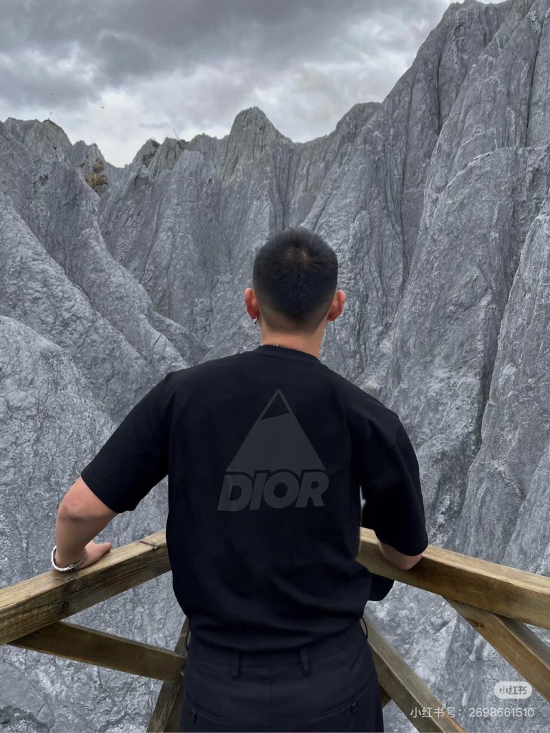 Dior Black Logo T-Shirt view