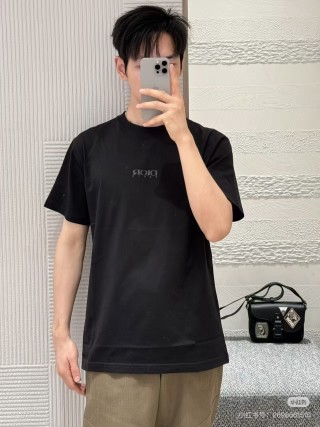 Dior Black Logo T-Shirt view 4