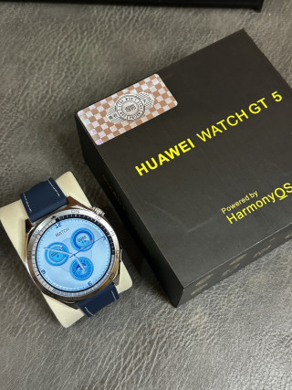 Huawei Watch GT5 Blue Dial Smartwatch