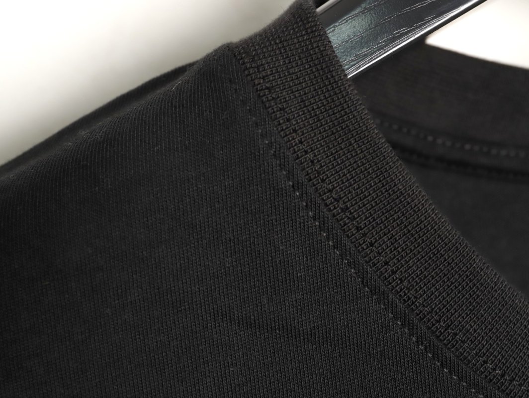 Loewe Black Logo Embroidered Short Sleeve T-Shirt view